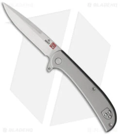 Al Mar Ultralight Hawk Frame Lock Knife Titanium (2.75" Satin)