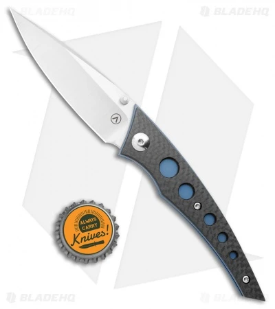 Alliance Designs Chisel Liner Lock Knife Carbon Fiber W/ Holes (Satin) 6 Alliance Designs Chisel Liner Lock Knife Carbon Fiber W/ Holes (Satin) - Image 4