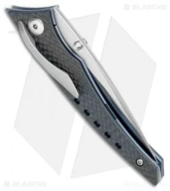 Alliance Designs Chisel Liner Lock Knife Carbon Fiber W/ Holes (Satin) 8 Alliance Designs Chisel Liner Lock Knife Carbon Fiber W/ Holes (Satin) -Kizer Shop Alliance Designs Chisel LL CF Holes Satin BHQ 108228 jr side