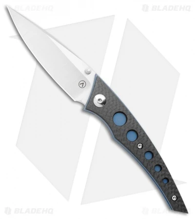 Alliance Designs Chisel Liner Lock Knife Carbon Fiber W/ Holes (Satin) 3 Alliance Designs Chisel Liner Lock Knife Carbon Fiber W/ Holes (Satin)