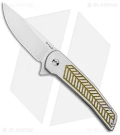 Alliance Designs Hammond Scout Titanium Flipper Knife Gold (2.25" Satin)