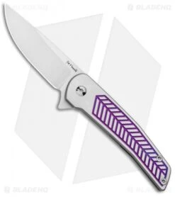 Alliance Designs Hammond Scout Titanium Flipper Knife Purple (2.25" Satin)