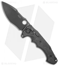 Andre De Villiers AdV Alpha Flipper Knife Carbon Fiber/Black Ti. (4.4" Black)