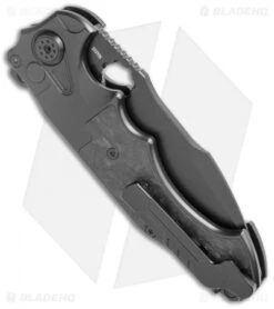 Andre De Villiers AdV Alpha Flipper Knife Carbon Fiber/Black Ti. (4.4" Black) -Kizer Shop Andre de Villiers AdV Alpha Flipper CF Black Ti Black BHQ 122334 jr side