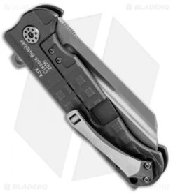 Andre De Villiers Classic Butcher Flipper Knife BB Knurled (4" BB Hamon) AdV -Kizer Shop Andre de Villiers Classic Butcher BB Knurled BHQ 50193 jr side