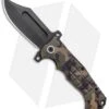 Andre De Villiers Bowie Badlands Frame Lock Knife Camo Ti (4" Black) AdV -Kizer Shop Andre de Villiers Custom Bowie Badlands Camo Ti Black BHQ 99263 jr