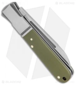 Andre De Villiers Barlow Classic Folding Knife Green G-10 (3" Satin) AdV -Kizer Shop Andre de Villiers Green G 10 Satin BHQ 135458 jr side