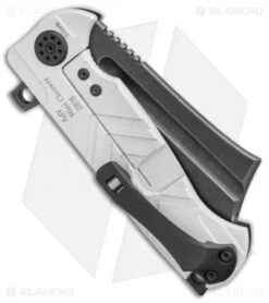 Andre De Villiers Mini Cleaver Knife White Cerakote (3.25" Black SW) AdV -Kizer Shop Andre de Villiers Mini Cleaver Knife White Cerakote Black SW AdV BHQ 99262 kp side jr