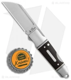 Andre De Villiers Mini Pocket Butcher Lockback Knife Ebony (2" Satin) AdV -Kizer Shop Andre de Villiers Mini Pocket Butcher Ebony satin BHQ 83939 er bottlecap