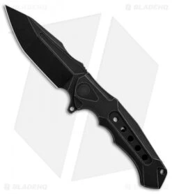 Andre De Villiers Ronin R1 Hybrid Integral Flipper Knife Ti (4.1" Black SW) AdV