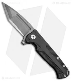 Andre De Villiers Ronin Flipper Knife Black Cerakote (3.875" BB Hamon) AdV