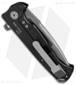 Andre De Villiers Ronin Flipper Knife Black Cerakote (3.875" BB Hamon) AdV -Kizer Shop Andre de Villiers Ronin Blk Cerakote BB Hamon BHQ 52287 jr side