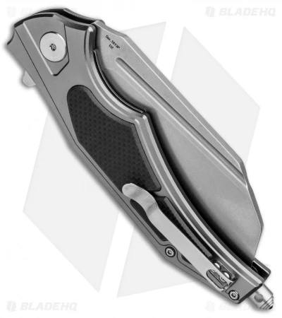 Artisan Cutlery Apache Liner Lock Knife Gray/Black G-10 (3.5" Stonewash) 5 Artisan Cutlery Apache Liner Lock Knife Gray/Black G-10 (3.5" Stonewash) - Image 3