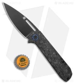 Artisan Cutlery Arion Frame Lock Knife Marbled Carbon Fiber/Ti (3.75" 20CV) -Kizer Shop Artisan Cutlery Arion LL Marbled CF Black BHQ 174997 jr bottlecap