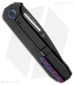 Artisan Cutlery Arion Frame Lock Knife Marbled Carbon Fiber/Ti (3.75" 20CV) -Kizer Shop Artisan Cutlery Arion LL Marbled CF Black BHQ 174997 jr side