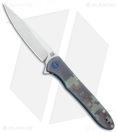 Artisan Cutlery Shark Liner Lock Knife Digital Camo G-10 (4" Stonewash) 1707P-CG -Kizer Shop Artisan Cutlery Shark Liner Lock Knife Digital Camo G 10 Stonewash 1707P CG BHQ 85028 kp jr