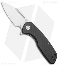 Artisan Cutlery Wren Flipper Knife Black G-10/CF (3" Stonewash) 1825P-CF
