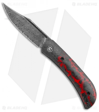 CIVIVI Appalachian Drifter 2 Liner Lock Knife Red Carbon Fiber (3" Damascus) 3 CIVIVI Appalachian Drifter 2 Liner Lock Knife Red Carbon Fiber (3" Damascus)