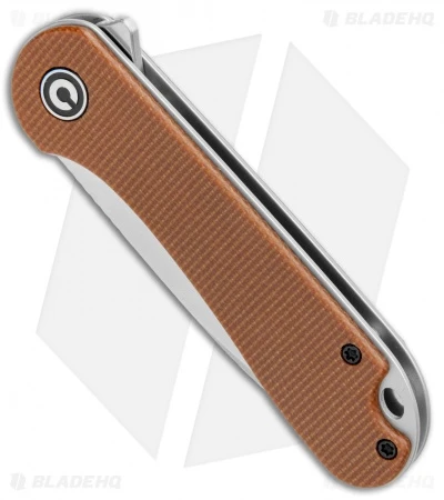 CIVIVI Elementum Liner Lock Knife Brown Micarta (2.9" Satin D2) C907M 4 CIVIVI Elementum Liner Lock Knife Brown Micarta (2.9" Satin D2) C907M - Image 2
