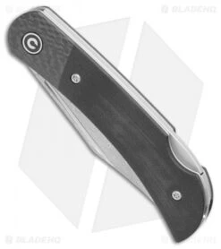 Kizer Shop -Kizer Shop CIVIVI Rustic Gent LB Black G 10 CF Damascus C914DS 1 BHQ 109015 jr spine