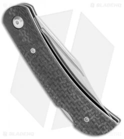 CIVIVI Rustic Gent Lock Back Knife Black Micarta/CF (2.97" Satin D2) C914D -Kizer Shop CIVIVI Rustic Gent Lock Back Black Micarta CF Satin C914D BHQ 104234 jr side