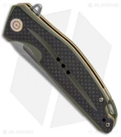 Kizer Shop -Kizer Shop CIVIVI Statera Flipper LL OD Green CF SW C901B BHQ 93882 jr spine
