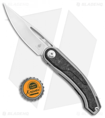 Kizer Apus Frame Lock Knife Carbon Fiber/Ti (3.03" Stonewash) Ki3554A1 6 Kizer Apus Frame Lock Knife Carbon Fiber/Ti (3.03" Stonewash) Ki3554A1 - Image 4