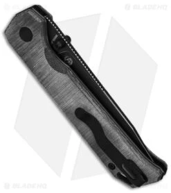 Kizer Azo Vanguard Begleiter 2 Button Lock Knife Black Micarta (3.5" Black SW) 9 Kizer Azo Vanguard Begleiter 2 Button Lock Knife Black Micarta (3.5" Black SW) -Kizer Shop Kizer Azo Vanguartd Begleiter 2 BLK Black Micarta 3in Black SW BHQ 169656 td side