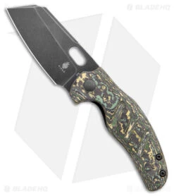 Kizer Mini Sheepdog C01C Liner Lock Black/Yellow FatCarbon (2.6" Black 20CV)