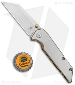 Kizer Pinkerton Fire Ant Frame Lock Knife Titanium (2.75" Stonewash) Ki2535A2 -Kizer Shop Kizer Pinkerton Fire Ant FL Ti SW Golden Highlights Ki2535A2 BHQ 100724 jr bottlecap