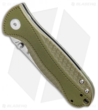 Kizer Vanguard Hunter Liner Lock Knife OD Green G-10 (3" Satin) V3416C2 4 Kizer Vanguard Hunter Liner Lock Knife OD Green G-10 (3" Satin) V3416C2 - Image 2