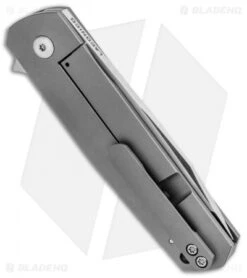 Alliance Designs Laconico EZE Flipper Knife Titanium (3" Hand Satin) Collection 11 Alliance Designs Laconico EZE Flipper Knife Titanium (3" Hand Satin) Collection -Kizer Shop Laconico Knives EZE FL Flipper Ti Hand Satin BHQ 91433 jr side