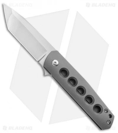 Alliance Designs Laconico EZE Flipper Knife Titanium (3" Hand Satin) Collection 3 Alliance Designs Laconico EZE Flipper Knife Titanium (3" Hand Satin) Collection