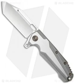 Andre De Villiers Mid-Tech Beast Flipper Knife W/ Bronzed Hardware (3.75" Satin)