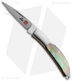 Al Mar Classic Osprey Pocket Knife Black Lip Pearl (1.65" Satin) 1001BP