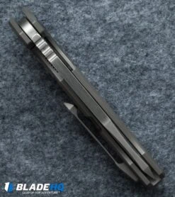 Andre De Villiers Mid-Tech Beast Flipper Knife W/ Blue Hardware (3.75" Satin) -Kizer Shop andre de villiers mid tech beast flipper blue hw top cm