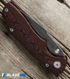 Kizer Vanguard Series Bolt Knife Red/Black G-10 (3.5" Gray) V4412A2 -Kizer Shop kizer vanguard begleiter red g10 v4412a2 side cm